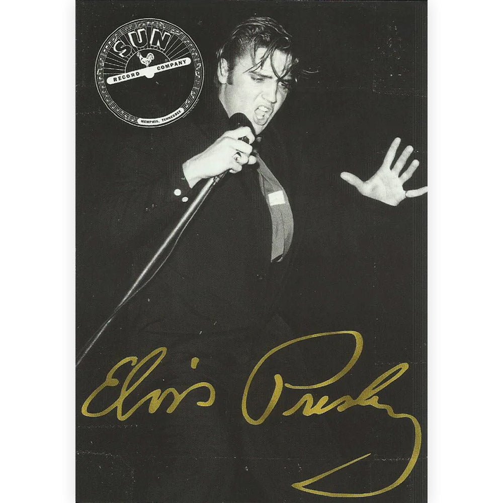 ELVIS PRESLEY エルヴィスプレスリー (生誕 90周年 ) - Gold Sign / ポストカード・レター - PGS